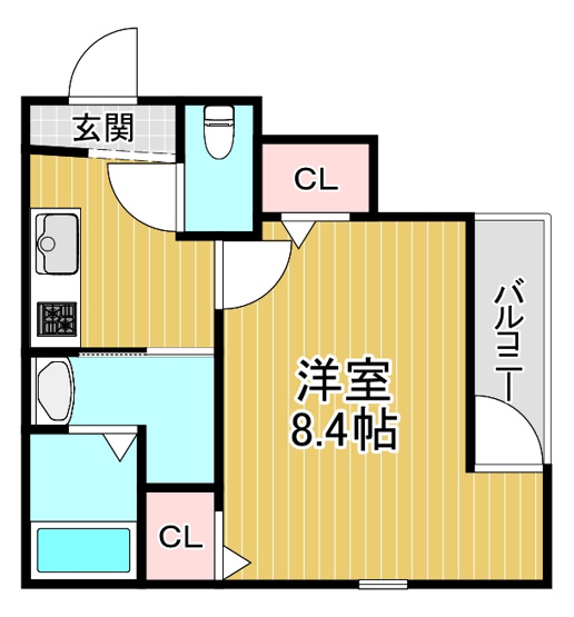 【間取り】 | フジパレス城東諏訪Ⅶ番館
