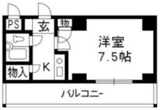 大津市大萱１丁目の店舗事務所の間取り