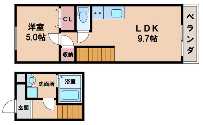 【間取り】 | フジパレス谷町A棟