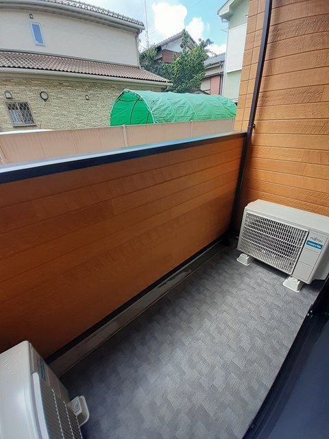 プルミエールカスミのバルコニー