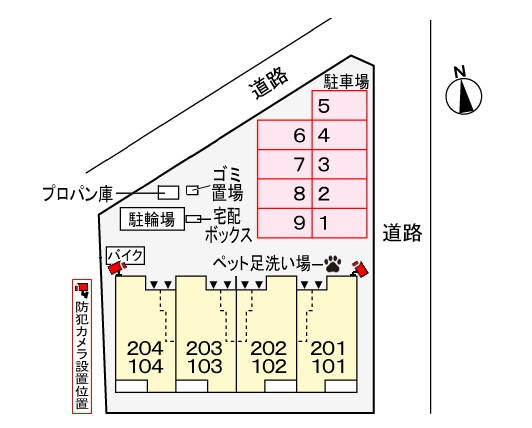 プルミエールカスミの区画図