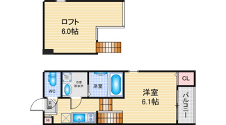【間取り】 | Calma本陣 | 略図の為、現状優先
