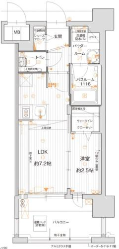 【間取り】 | グランフォーレ博多マークプレイス　仲介手数料無料！