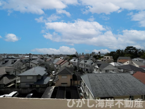 湘南辻堂アンコールマンションの展望|バルコニーからの眺望　西側