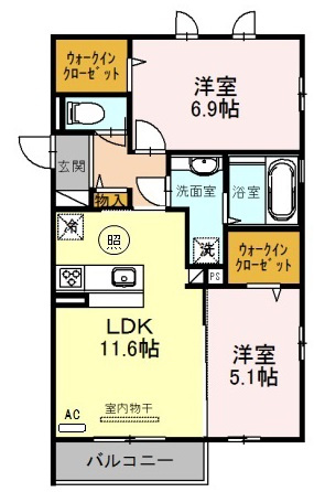ルエスト・ラメールⅡの間取り