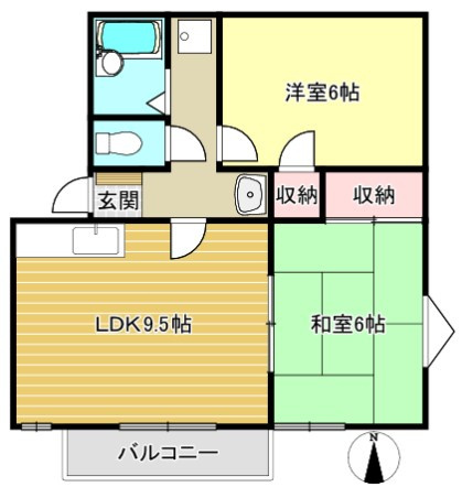 ウエストヴィレッジの間取り