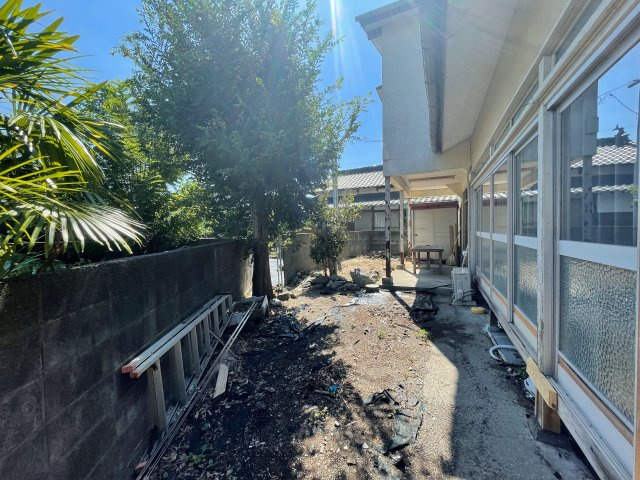 清水町　戸建ての庭