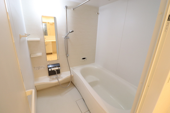 熊本市中央区国府１丁目のアパートの浴室