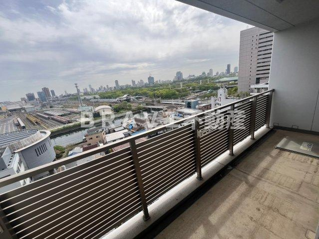 グラマシー京橋のバルコニー
