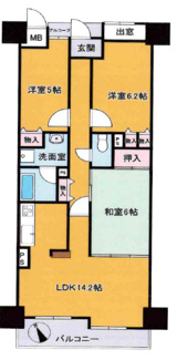 【間取り】 | イトーピア生駒ファインコート