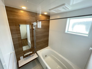 【浴室】 | 上大類町新築住宅 | 浴室乾燥機つきお風呂で日々の疲れを癒してください。