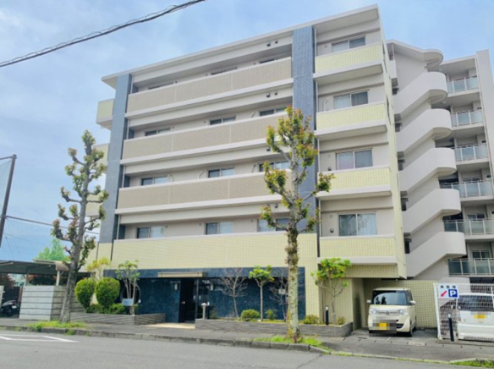 エンゼル宮竹フォルム　静岡市駿河区宮竹の外観|エンゼル宮竹フォルム　4階の角部屋のご紹介です。