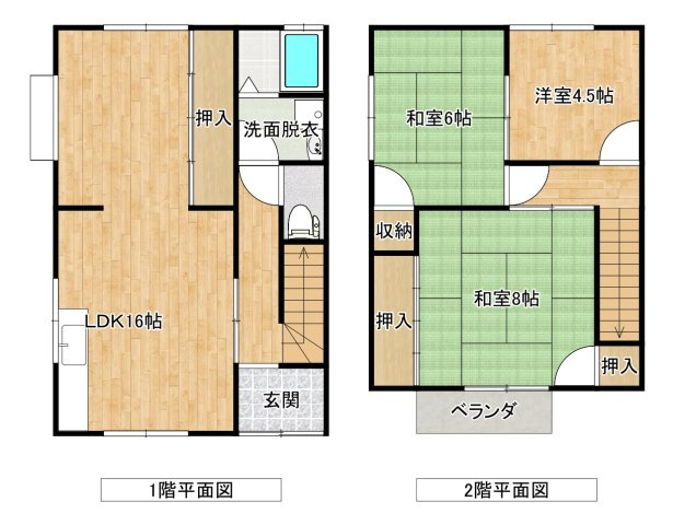 あけぼの二戸一の間取り