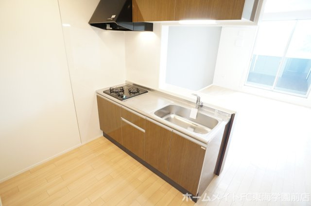 熊本市北区龍田７丁目のアパートのキッチン