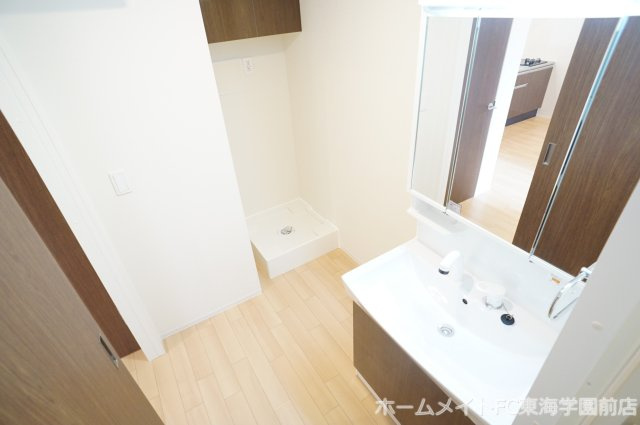 熊本市北区龍田７丁目のアパートの洗面所
