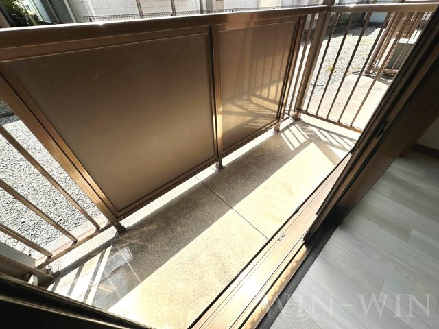 クレア一本木のバルコニー