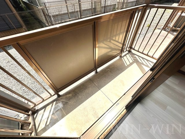 クレア一本木のバルコニー