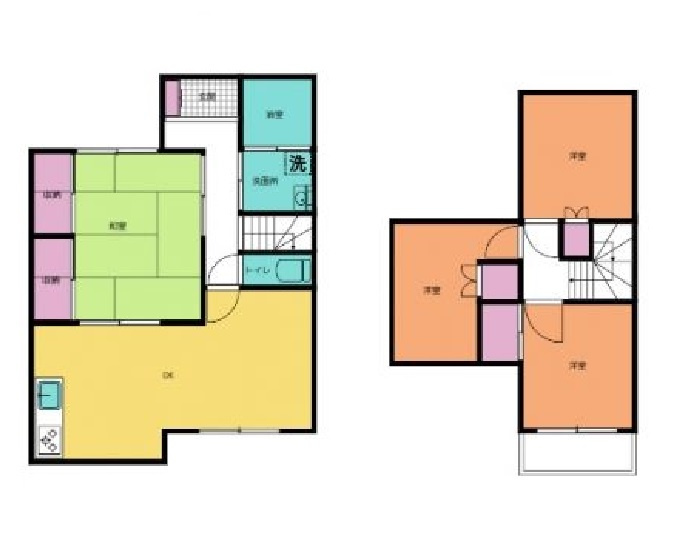 和歌山市延時・中古戸建・114556の間取り