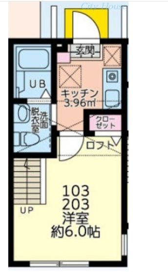 【間取り】 | ミ・カーサ横浜立場