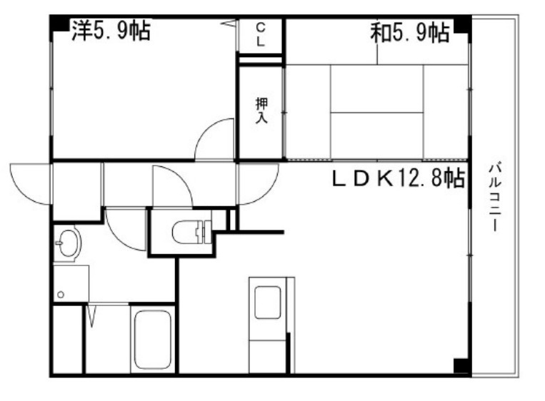 AG　MEGA堂本の間取り
