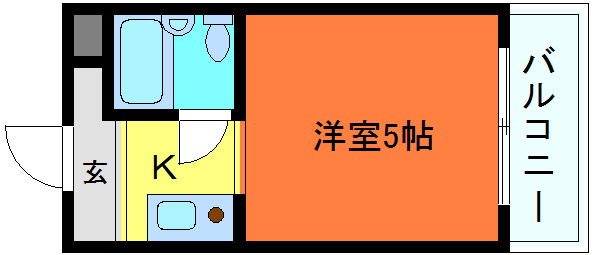 ダイドーメゾン岡本の間取り
