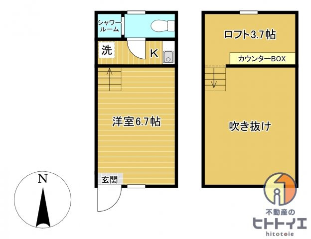 サンマリノ蒲原の間取り