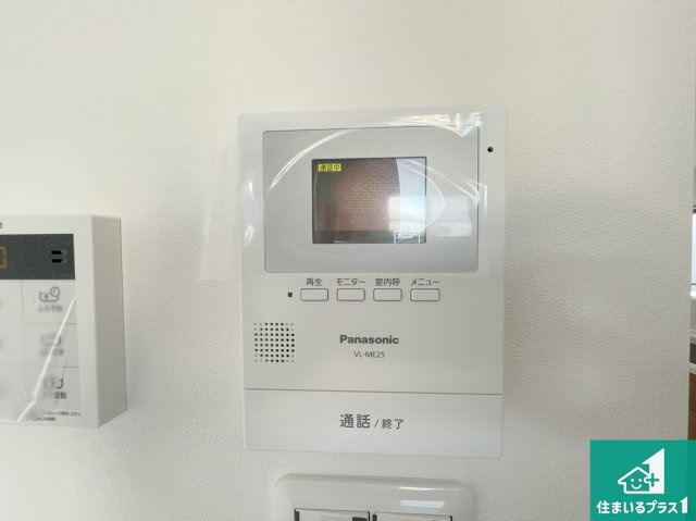 神戸市須磨区多井畑東町　未入居の防犯設備|カラーモニターインターホン！声だけでなく来訪者の姿や顔がモニターで確認できるので、小さなお子様がいらっしゃるご家庭でも安心できます！