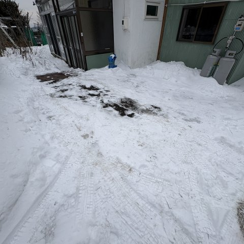 室蘭市柏木町21-12戸建の駐車場