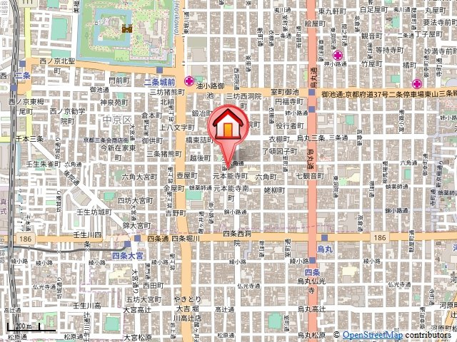 ハイツグロースの地図