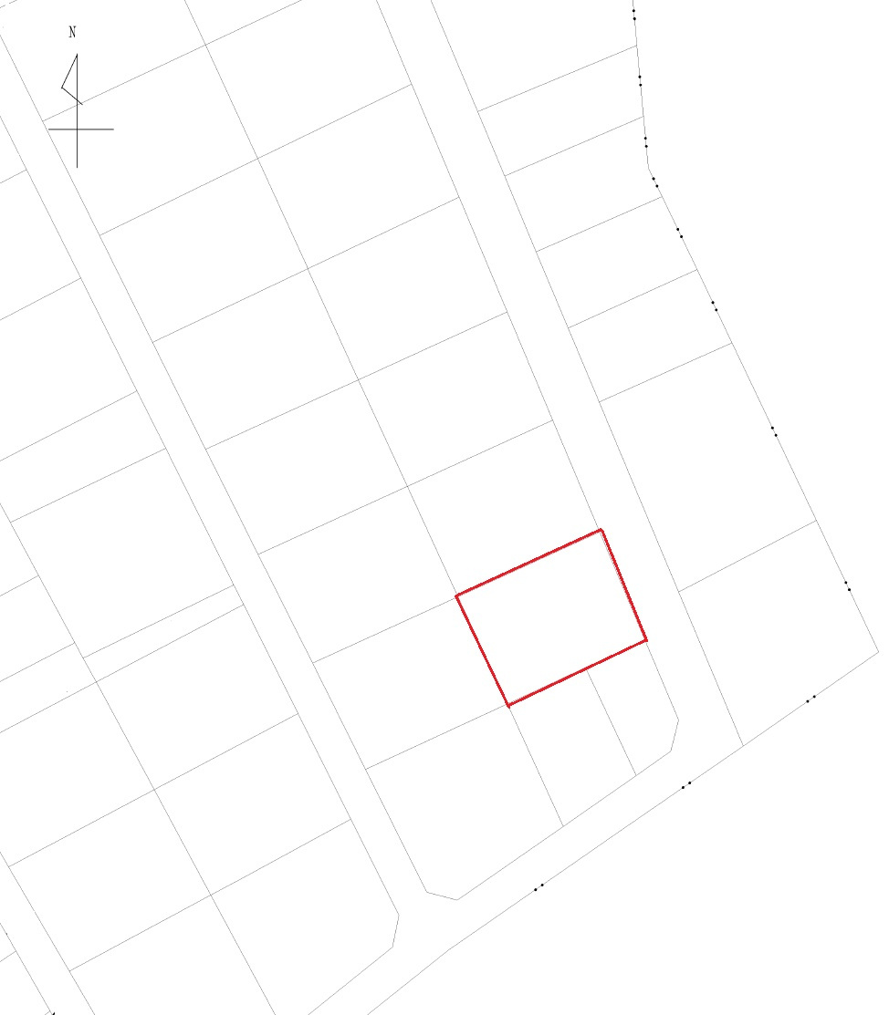 郡山市湖南町浜路字平林　売地　住宅用地の土地図