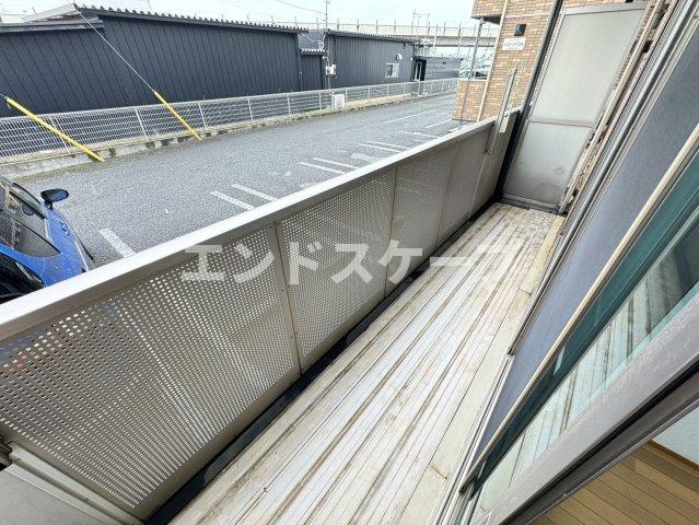 ハニーハイツBのバルコニー|高崎、前橋、伊勢崎エリアのお部屋探しはエンドスケープまで！お客様の理想お聞かせ下さい♪