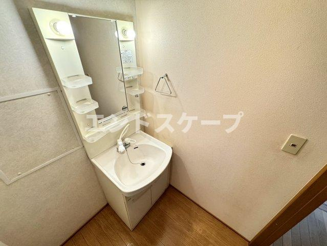 ハニーハイツBの洗面所|高崎、前橋、伊勢崎エリアのお部屋探しはエンドスケープまで！お客様の理想お聞かせ下さい♪