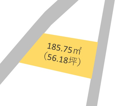 紀の川市下井阪・土地・56844の区画図