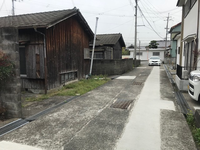 紀の川市下井阪・土地・56844の前面道路含む現地写真