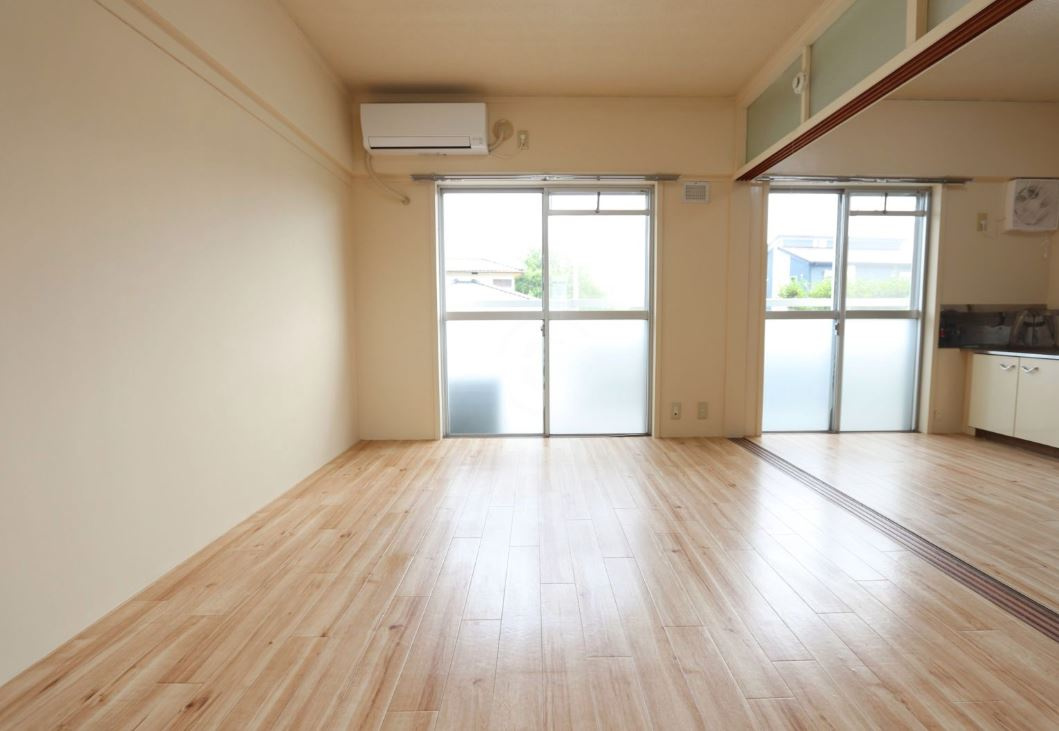 ビレッジハウス佐賀【キャッシュバック対象】の居間・リビング|リビングです