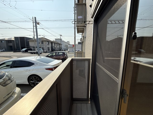 エトランス小松町Bのバルコニー