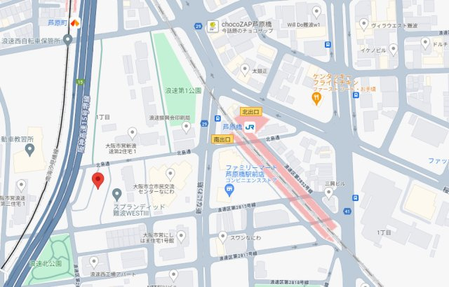 【地図】 | スプランディッド難波WESTII