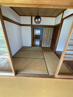 【和室】 | 大津町杉水戸建て3DK＋広縁 | 日本らしい落ち着いた雰囲気の和室です