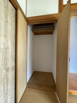 【収納】 | 大津町杉水戸建て3DK＋広縁 | 和室にも便利な収納スペースです