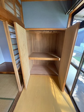 大津町杉水戸建て3DK＋広縁の収納|広縁にも大きなものも収納できそうです