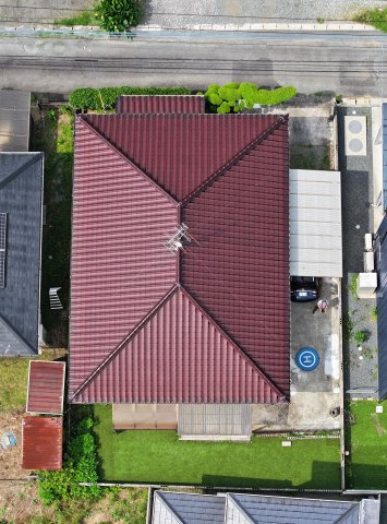 大津町杉水戸建て3DK＋広縁の外観|物件の外観です（ドローンにて撮影）