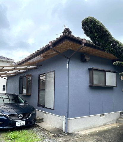 大津町杉水戸建て3DK＋広縁の外観|落ち着いた雰囲気の外観です（令和６年４月外壁塗装工事済み）