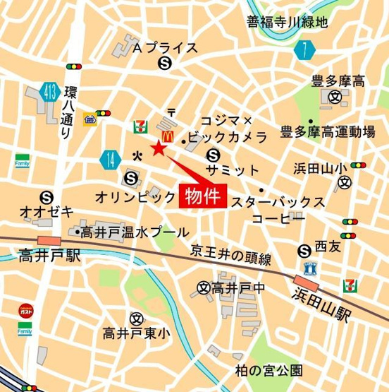 【地図】 | QUALITAS浜田山-クオリタス浜田山-