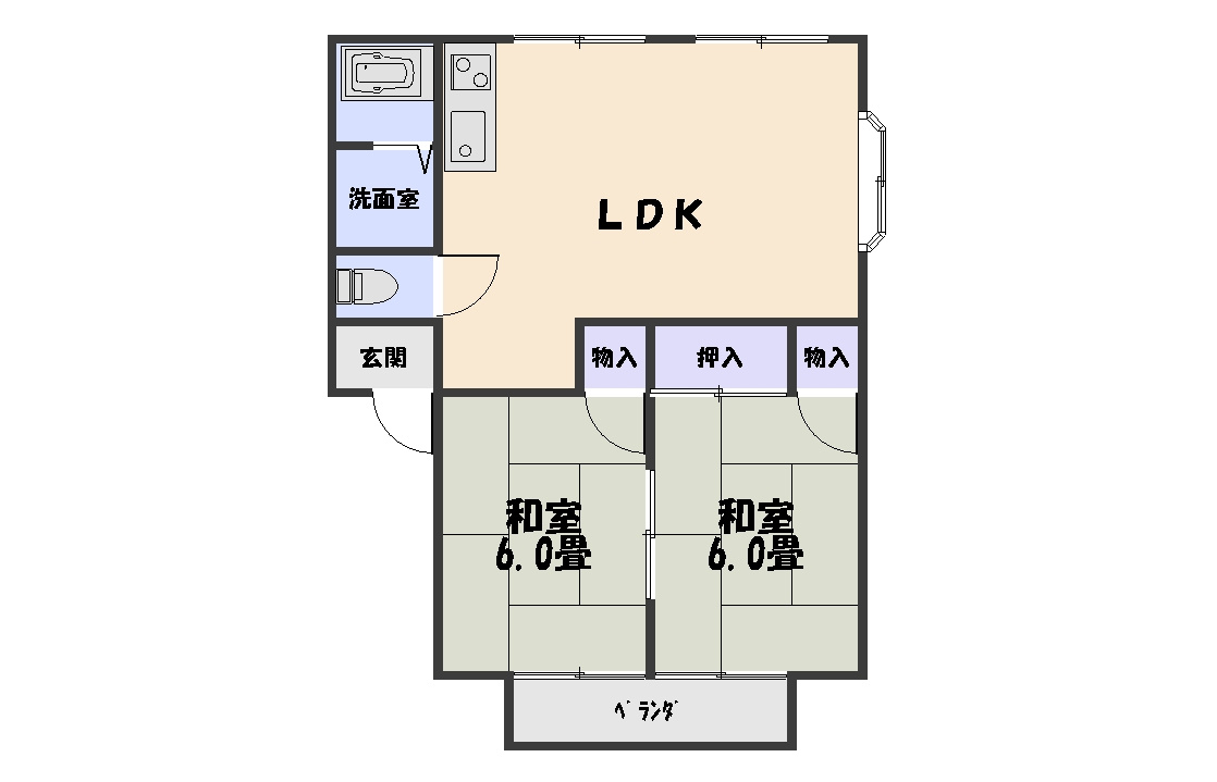 メゾンTAKAの間取り