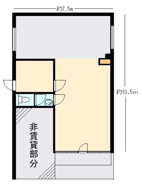 足立区千住緑町２丁目の倉庫の間取り