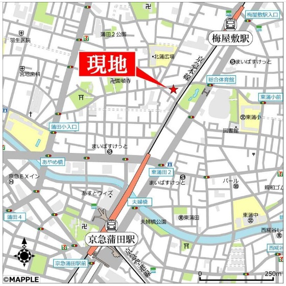 カーサ　セレーノの地図