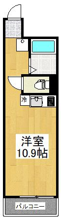 パストラル生田の間取り