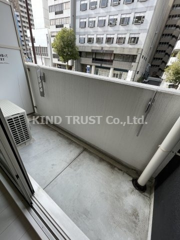 R SQUARE 東天満のバルコニー|広々としたバルコニーです