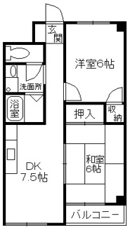 【間取り】 | パルティールマンション
