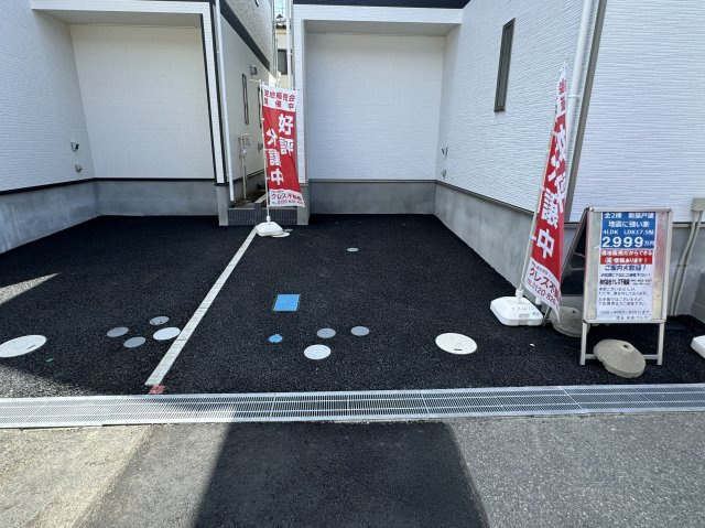 我孫子市青山台４丁目新築【我孫子第三小学校：10分】の駐車場|1号棟駐車スペース
